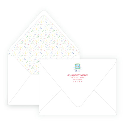 Happy Birthday Balloon Landscape Invitation