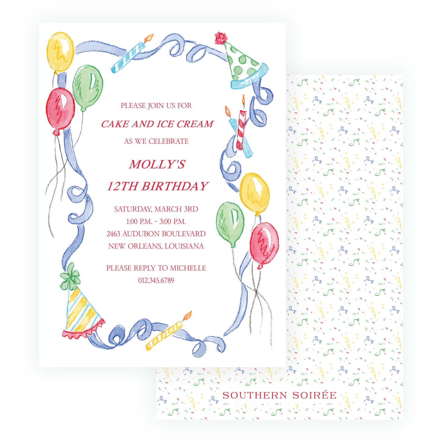 Happy Birthday Invitation