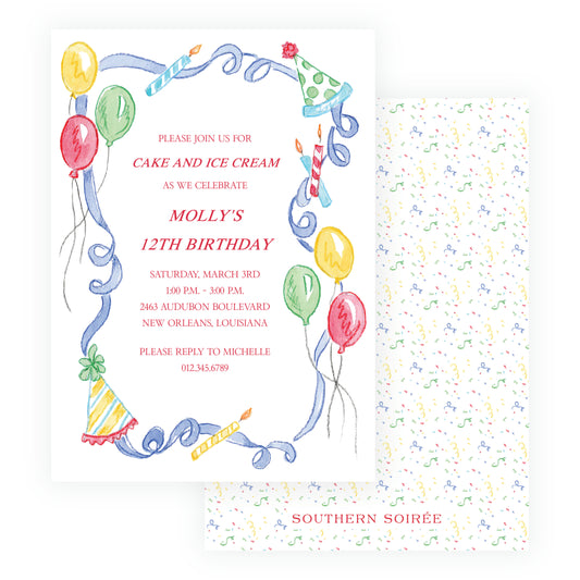 Happy Birthday Invitation