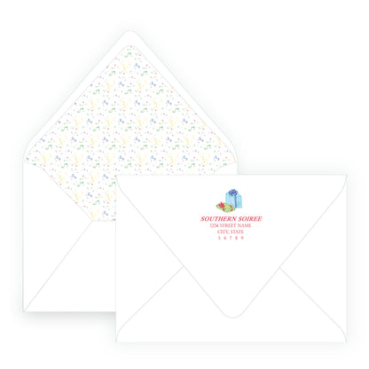 Happy Birthday Streamers Invitation