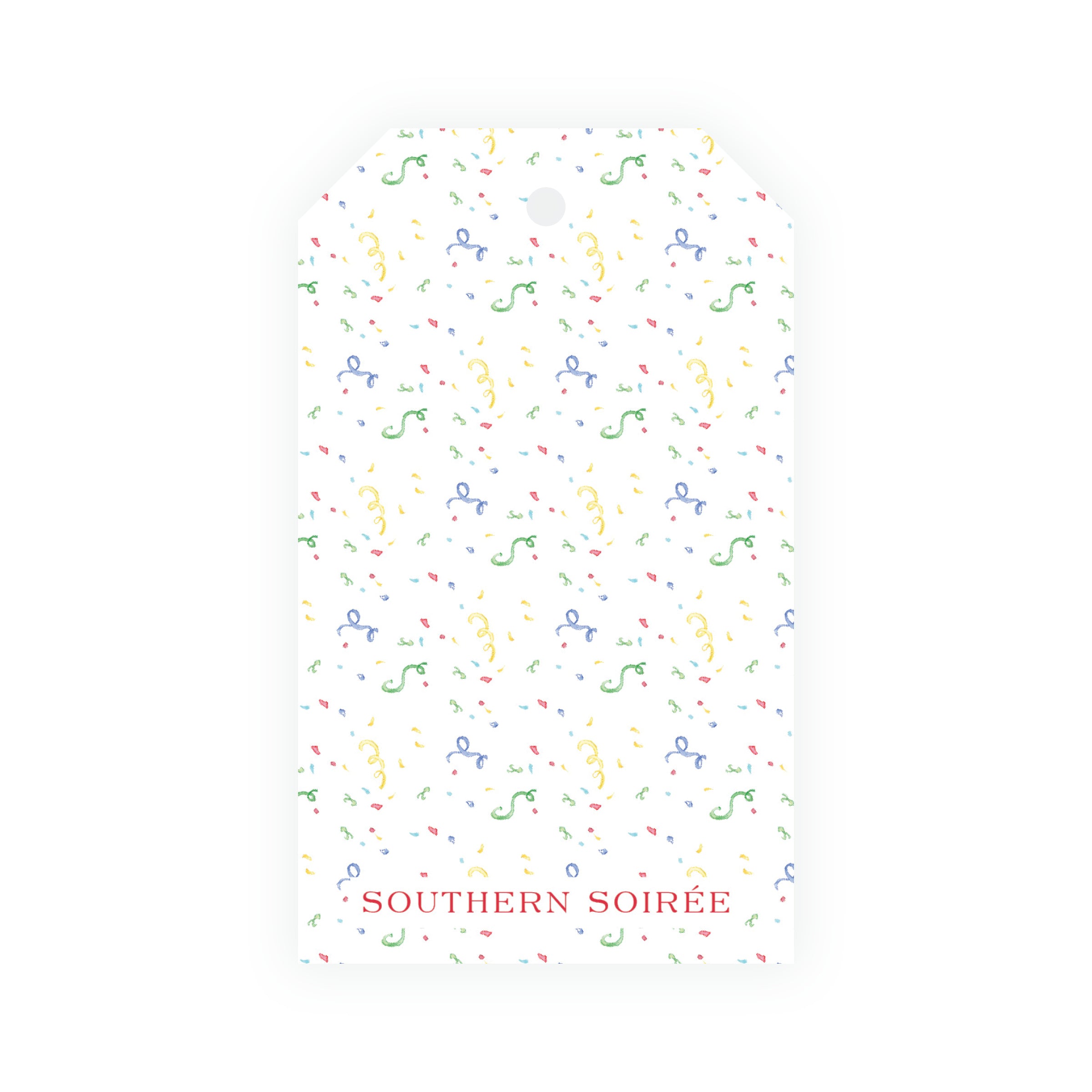 Classic Colorful Watercolor Birthday Candles Gift Tag
