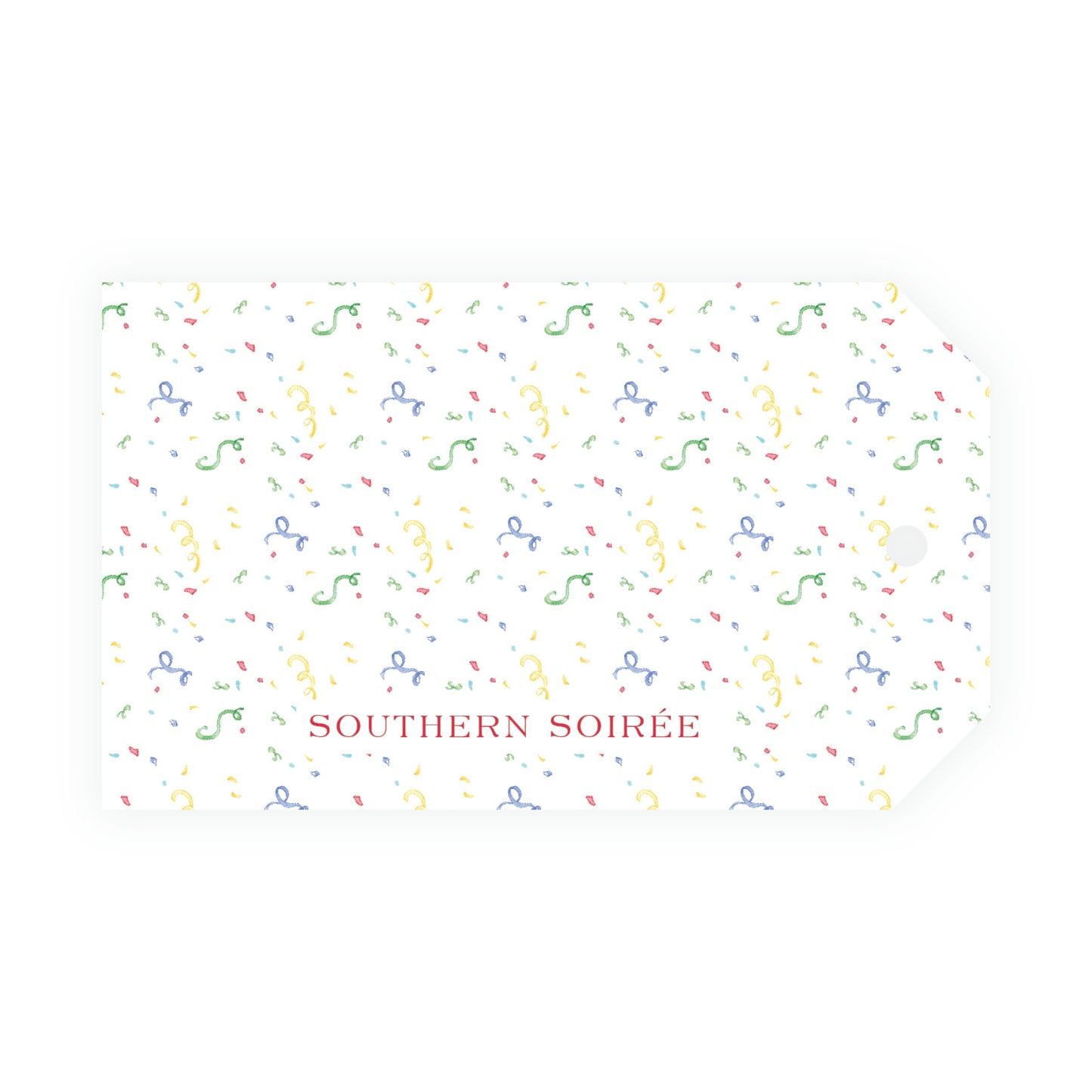 Happy Birthday Party Hats Gift Tag
