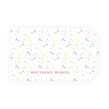Happy Birthday Party Hats Gift Tag