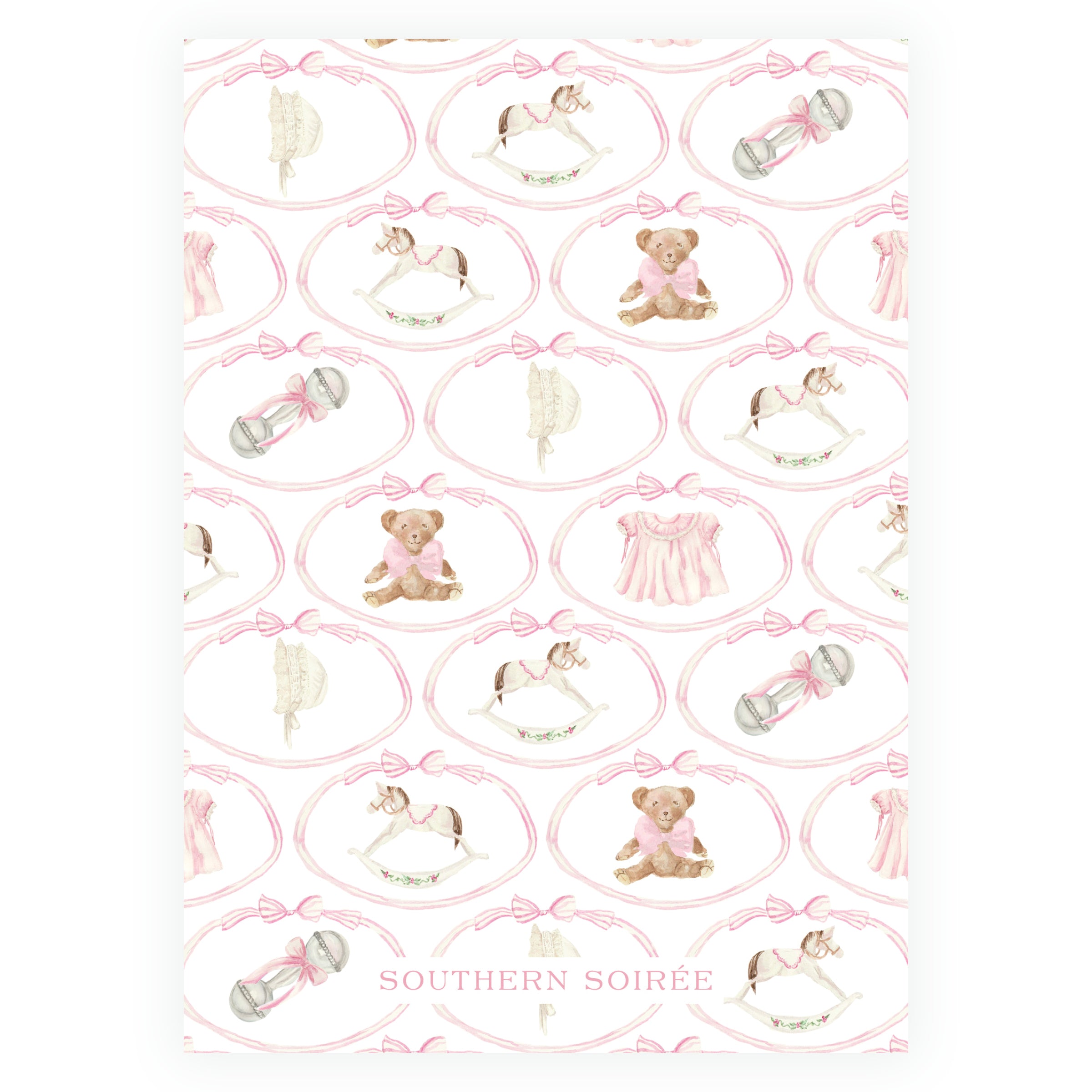 Heirloom Moments Pink Invitation
