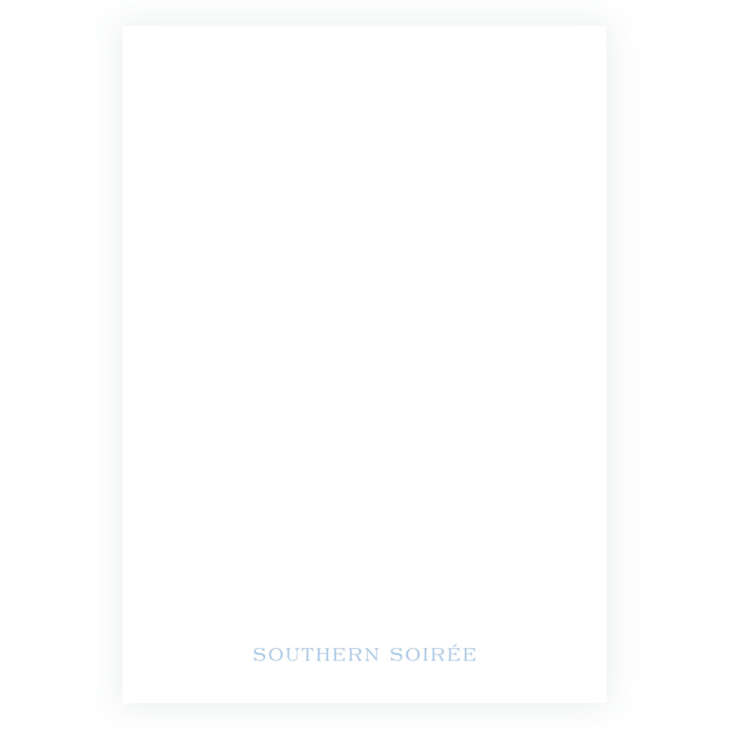 Heirloom Moments Blue Invitation