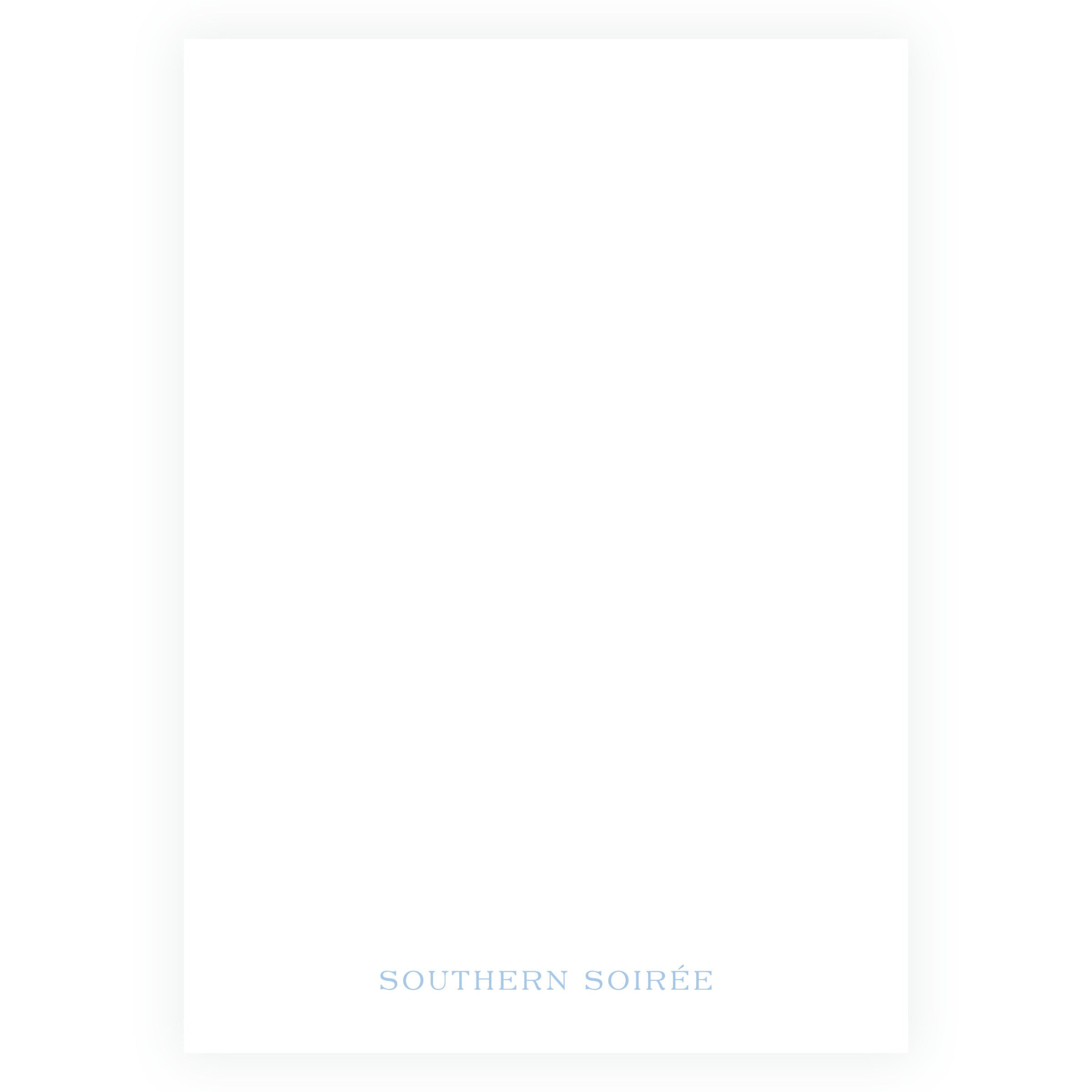 Heirloom Moments Blue Invitation