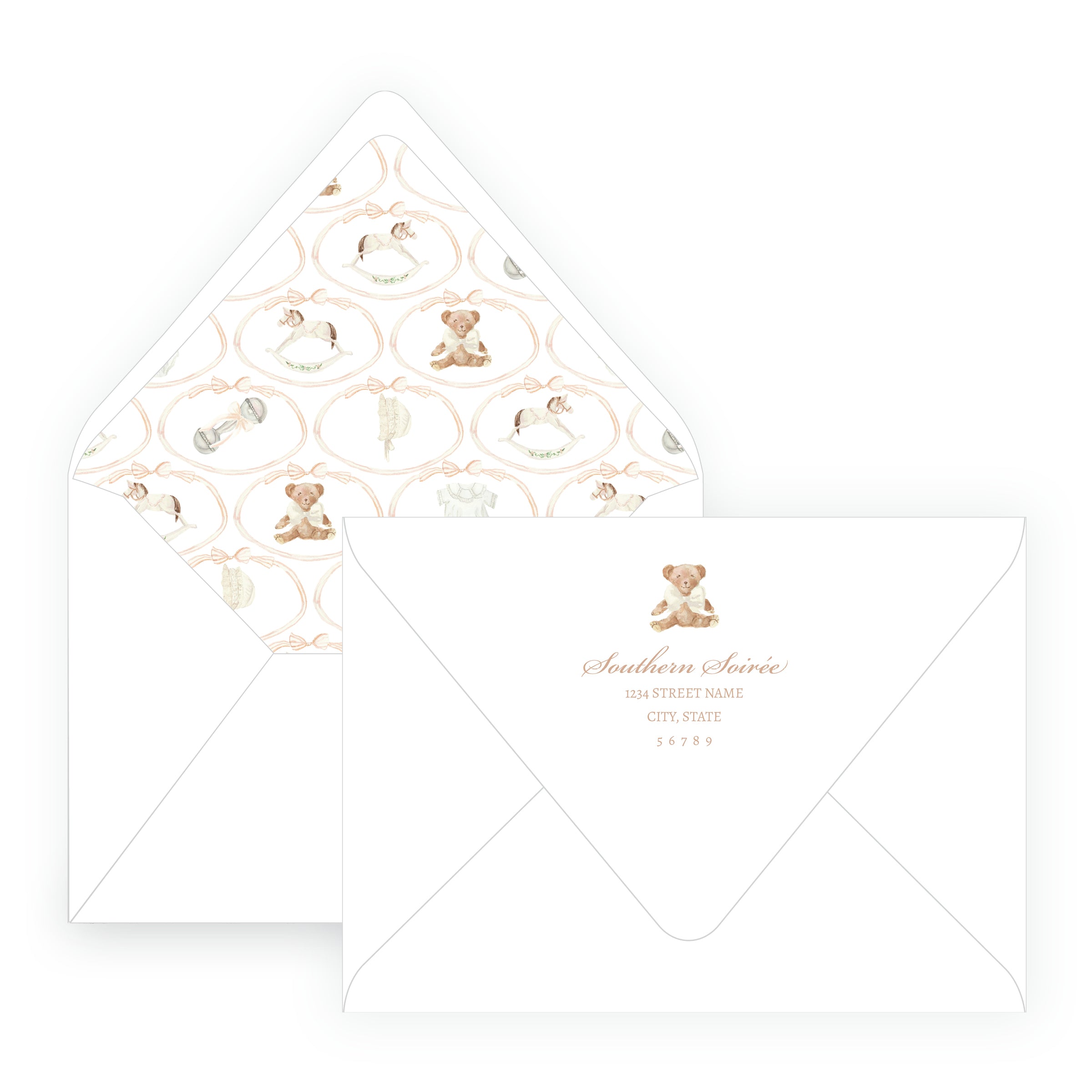 Heirloom Moments Ivory Invitation