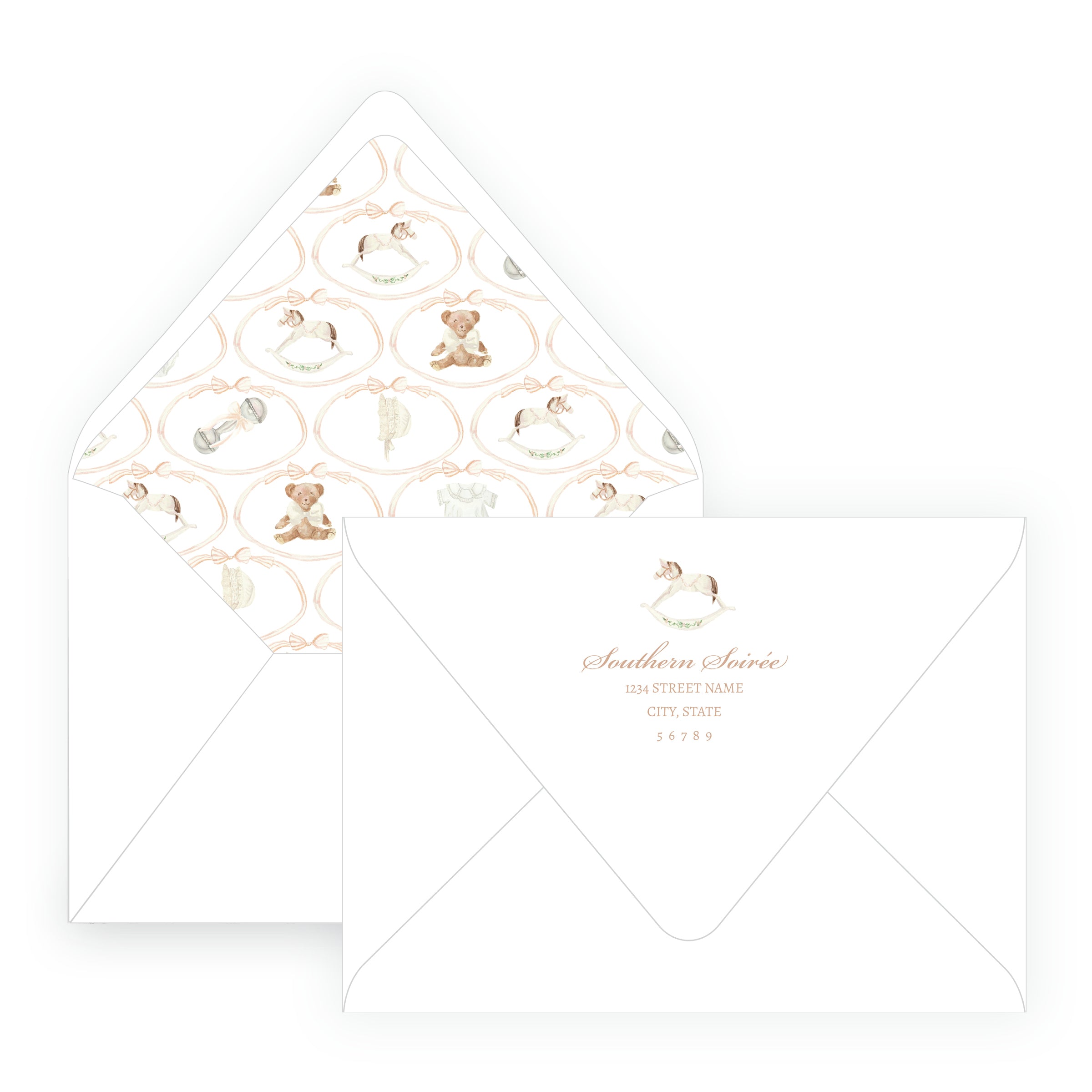 Heirloom Moments Ivory Invitation