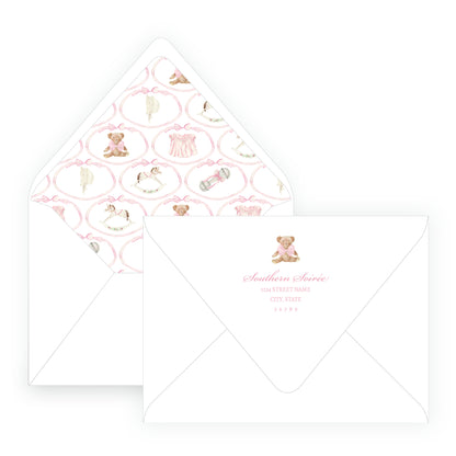 Heirloom Moments Pink Invitation