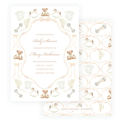 Heirloom Moments Ivory Invitation