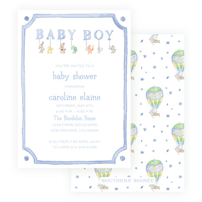 Baby Bleu Heirloom Parade Invitation