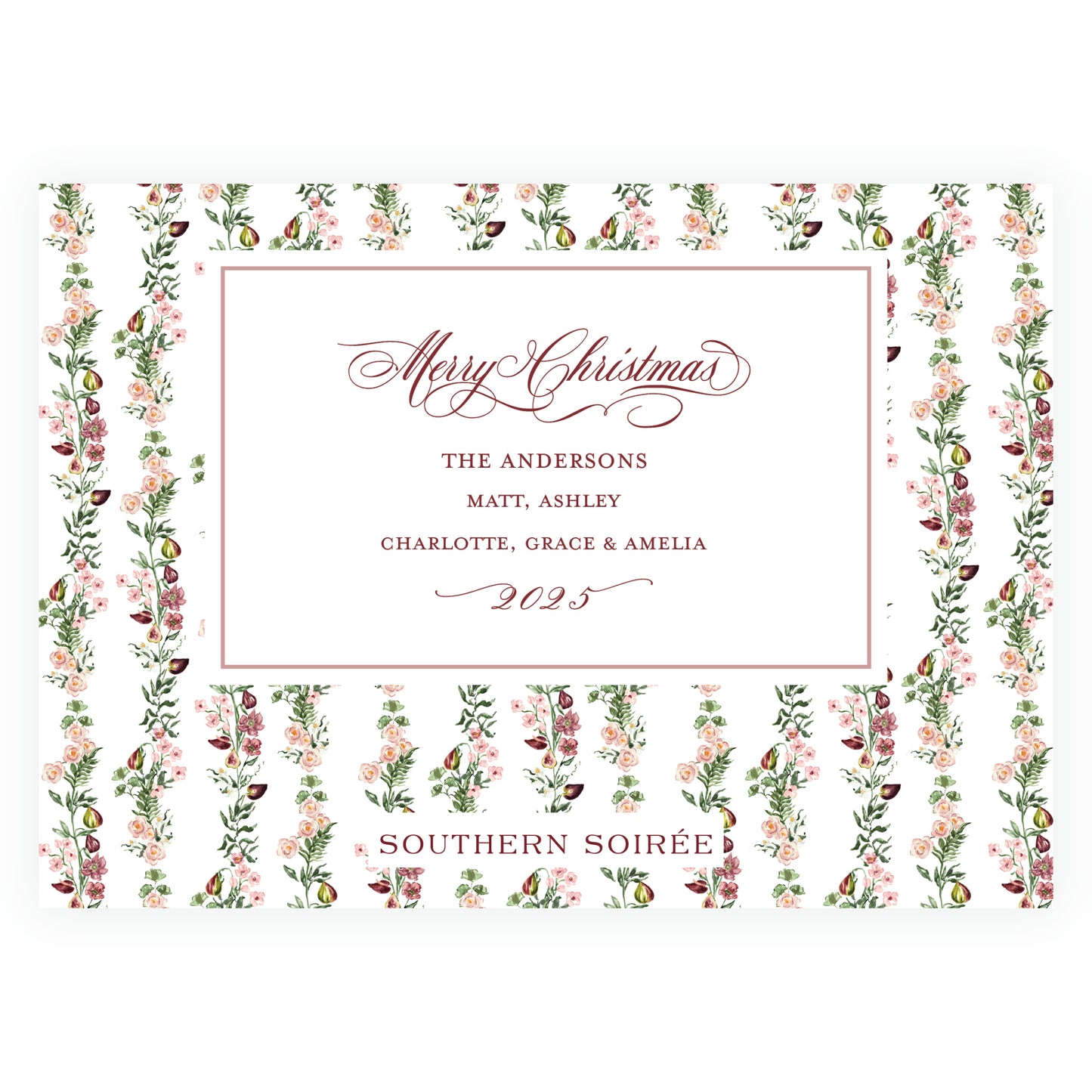 Figs and Just Florals with Frame Landscape