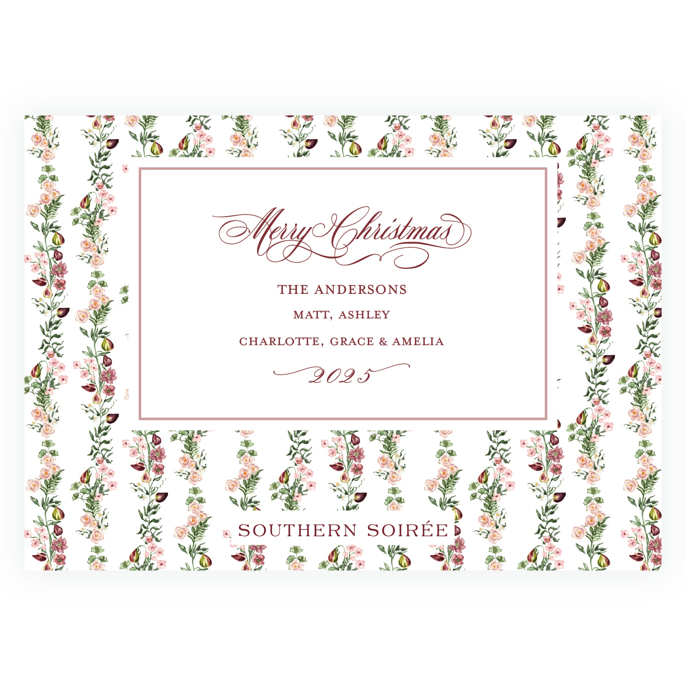 Figs and Just Florals with Frame Landscape