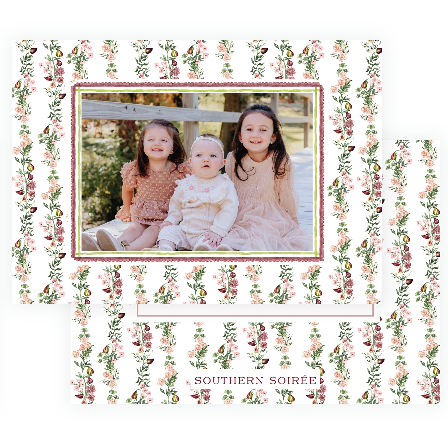 Figs and Just Florals with Frame Landscape