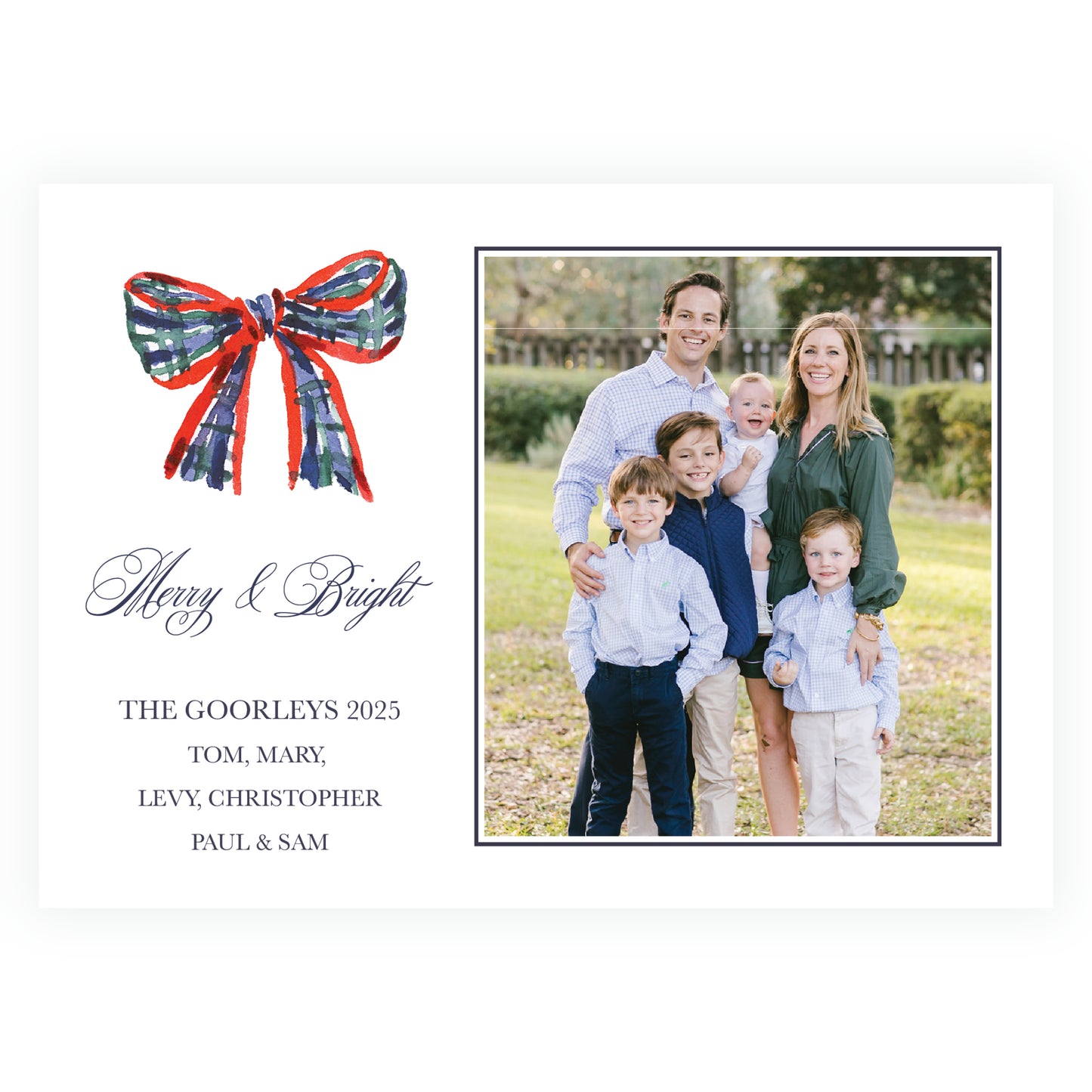 Nutcracker and Noel Bow Landscape