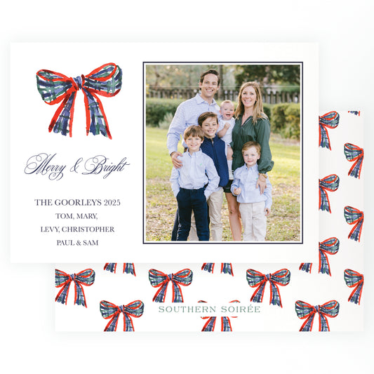 Nutcracker and Noel Bow Landscape