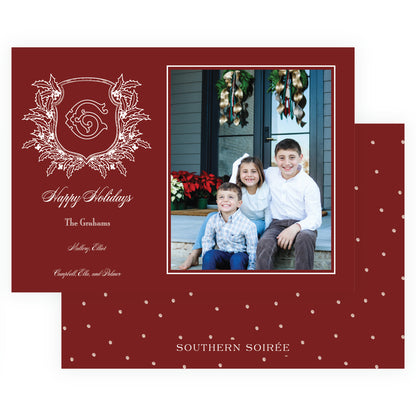 Heirloom Holly Crest Landscape (Customize Your Color)