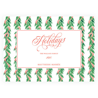 Candy Cane Wreath Landscape