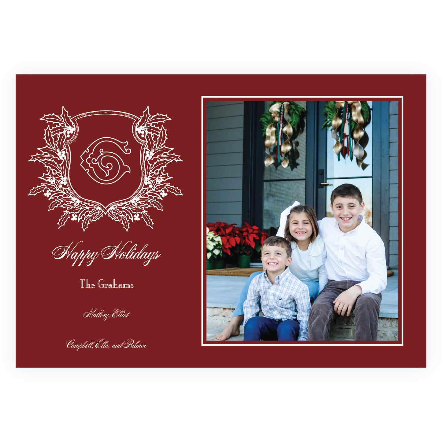 Heirloom Holly Crest Landscape (Customize Your Color)