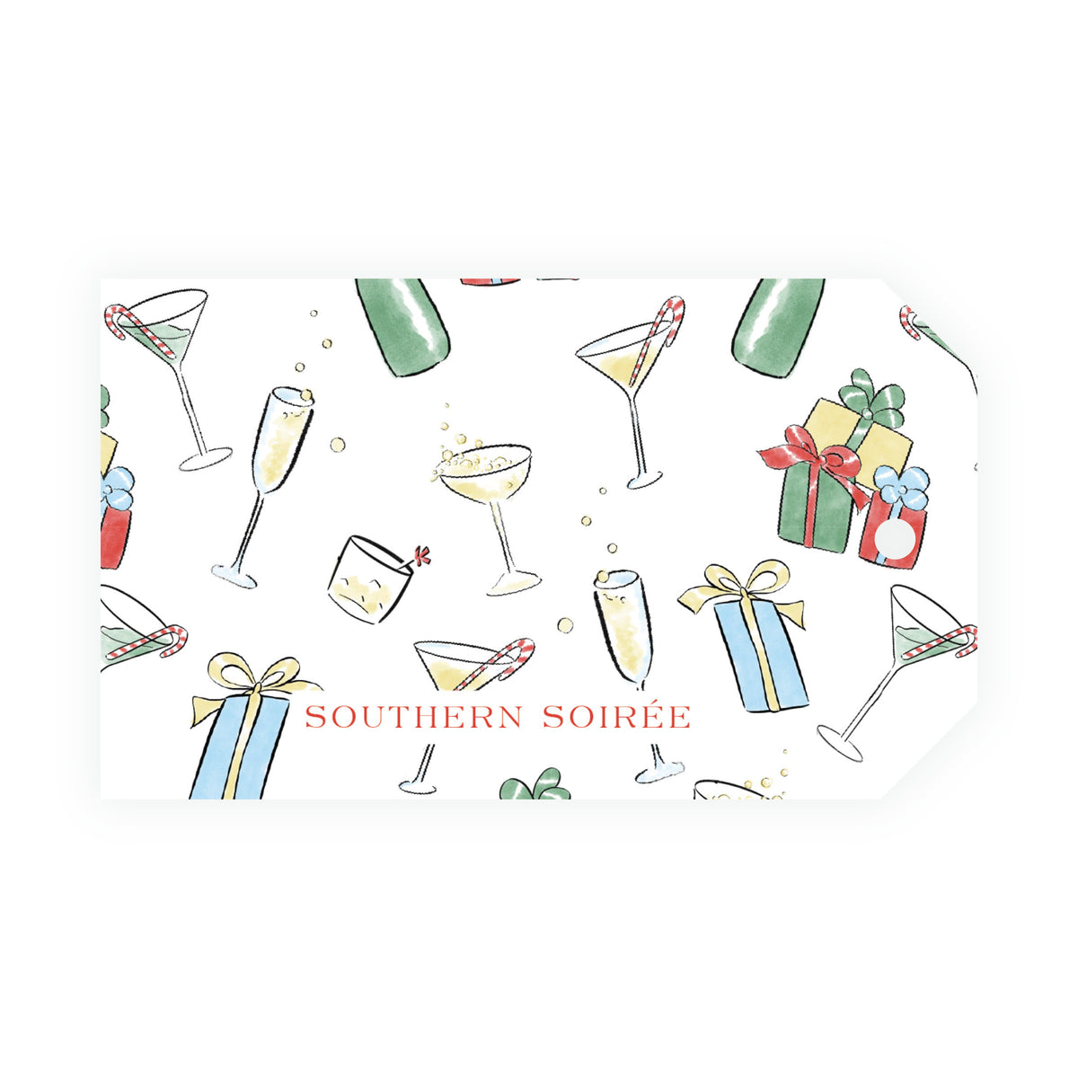 Reindeer Revelry Personalized Christmas Gift Tags – 2.375 x 4 Landscape