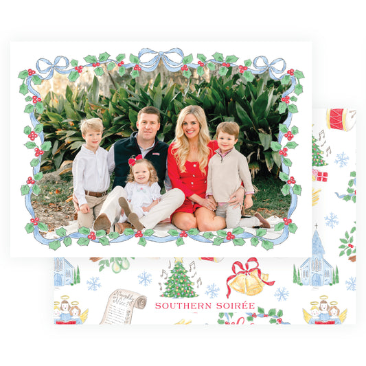 Sing & Rejoice Holly Landscape Frame