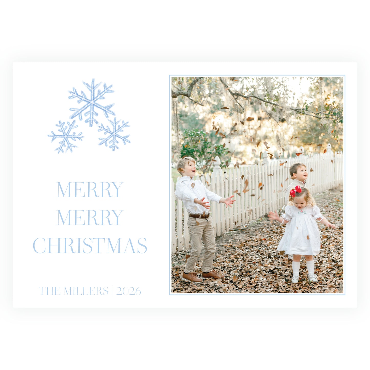 Sing & Rejoice Snowflakes Landscape