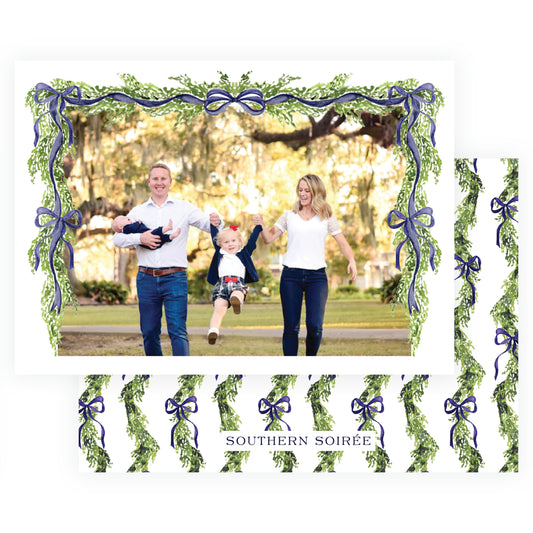 The Evergreen Garland Navy Landscape