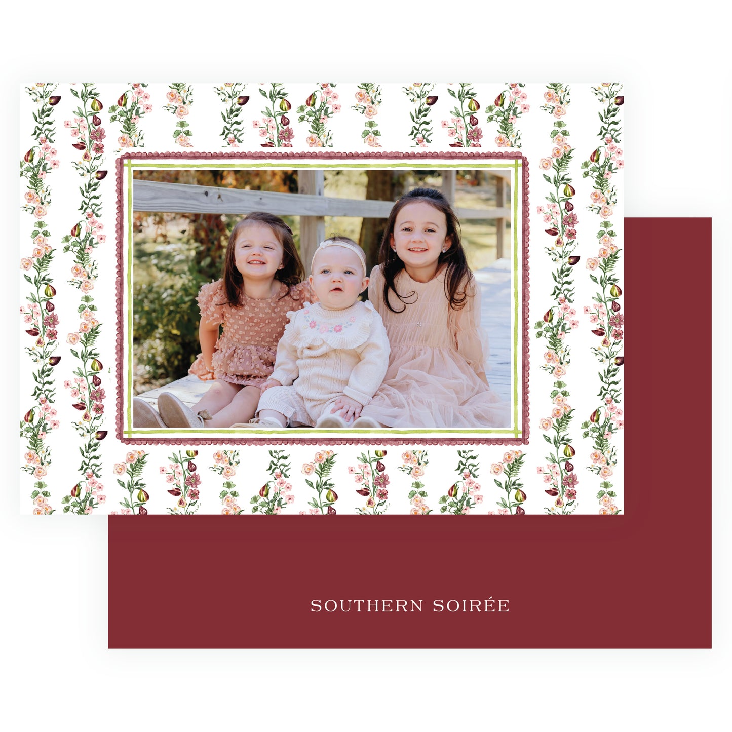 Figs and Just Florals with Frame Landscape