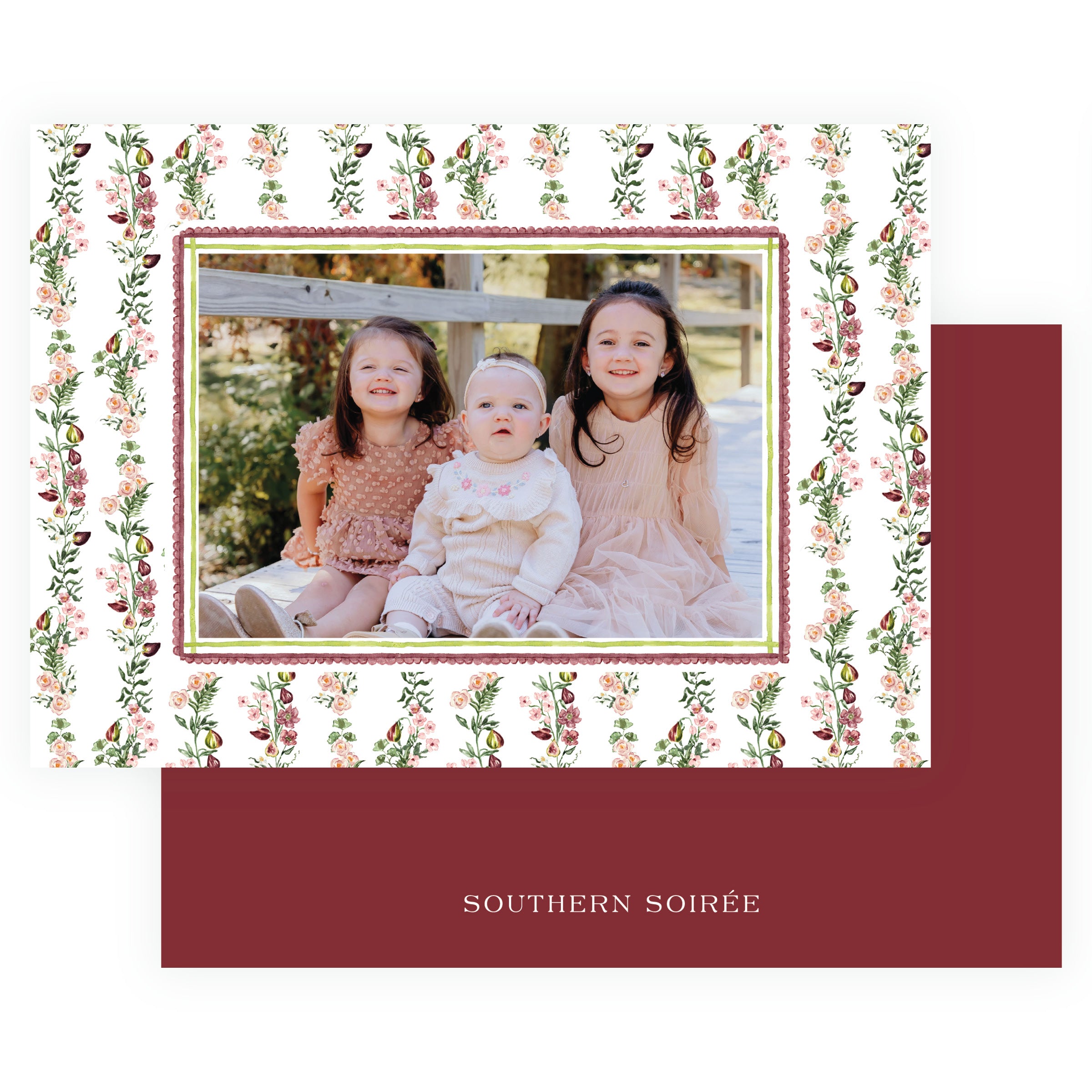 Figs and Just Florals with Frame Landscape