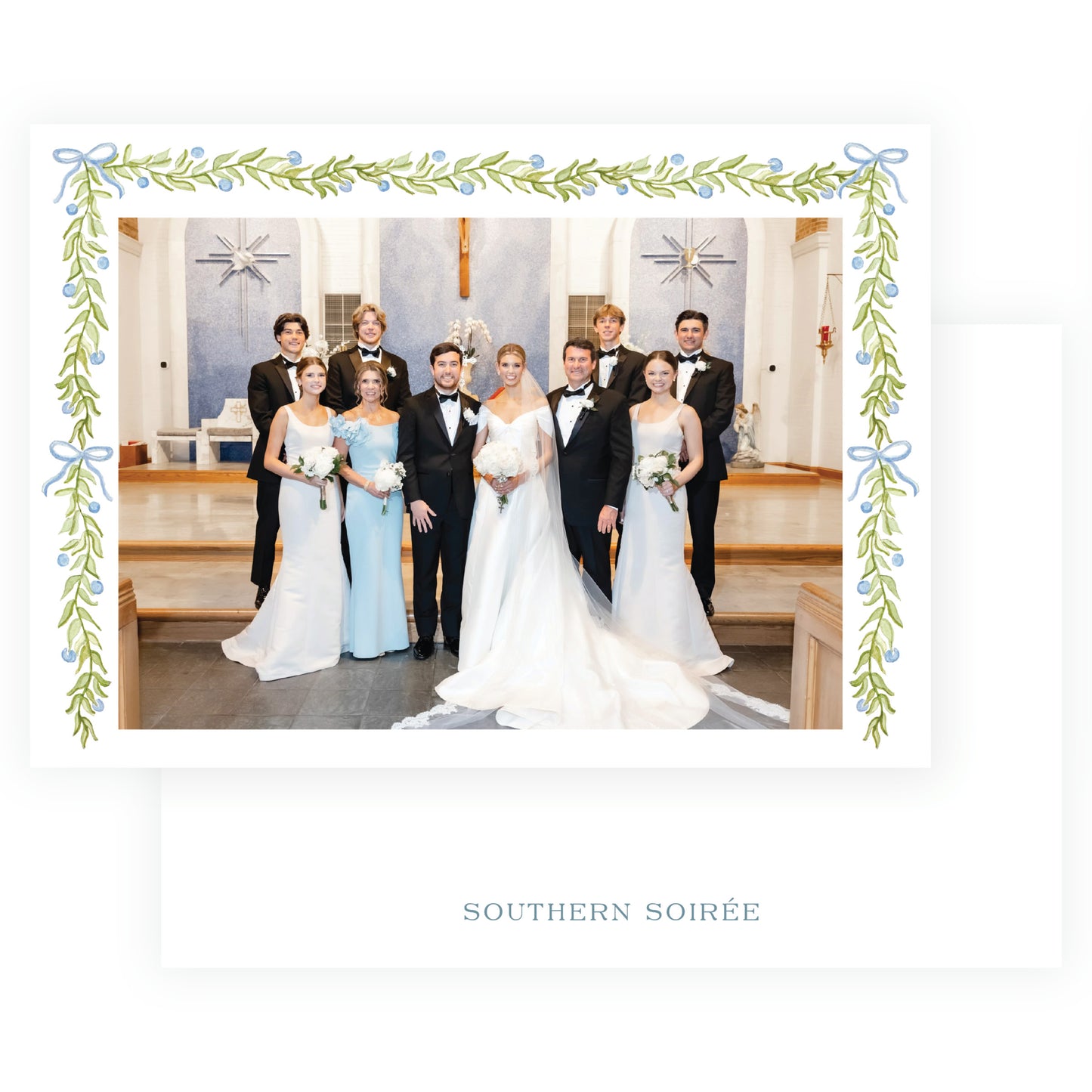 Southern Blueberry Garland Landscape