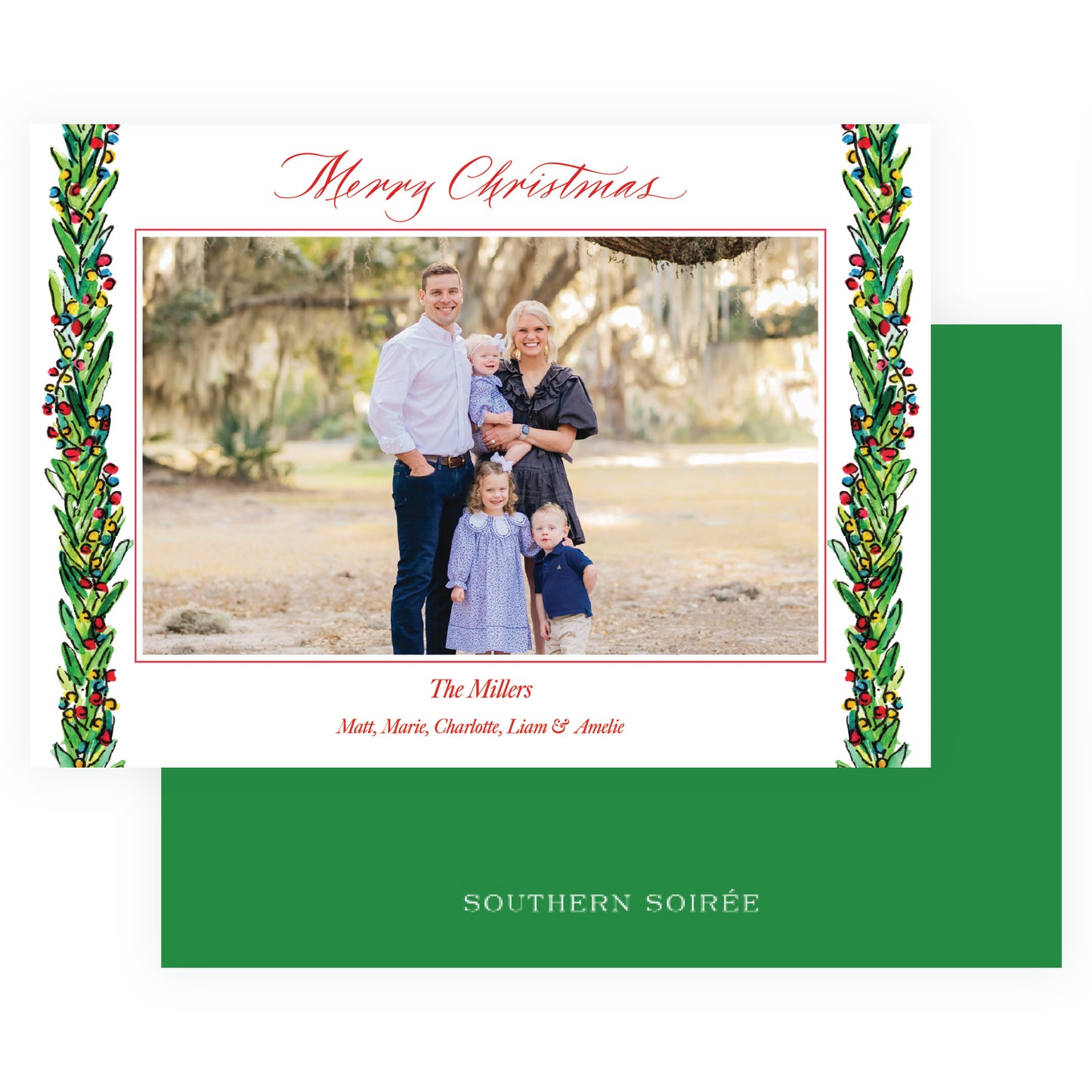 Wrapped In Lights Trim Holiday Landscape