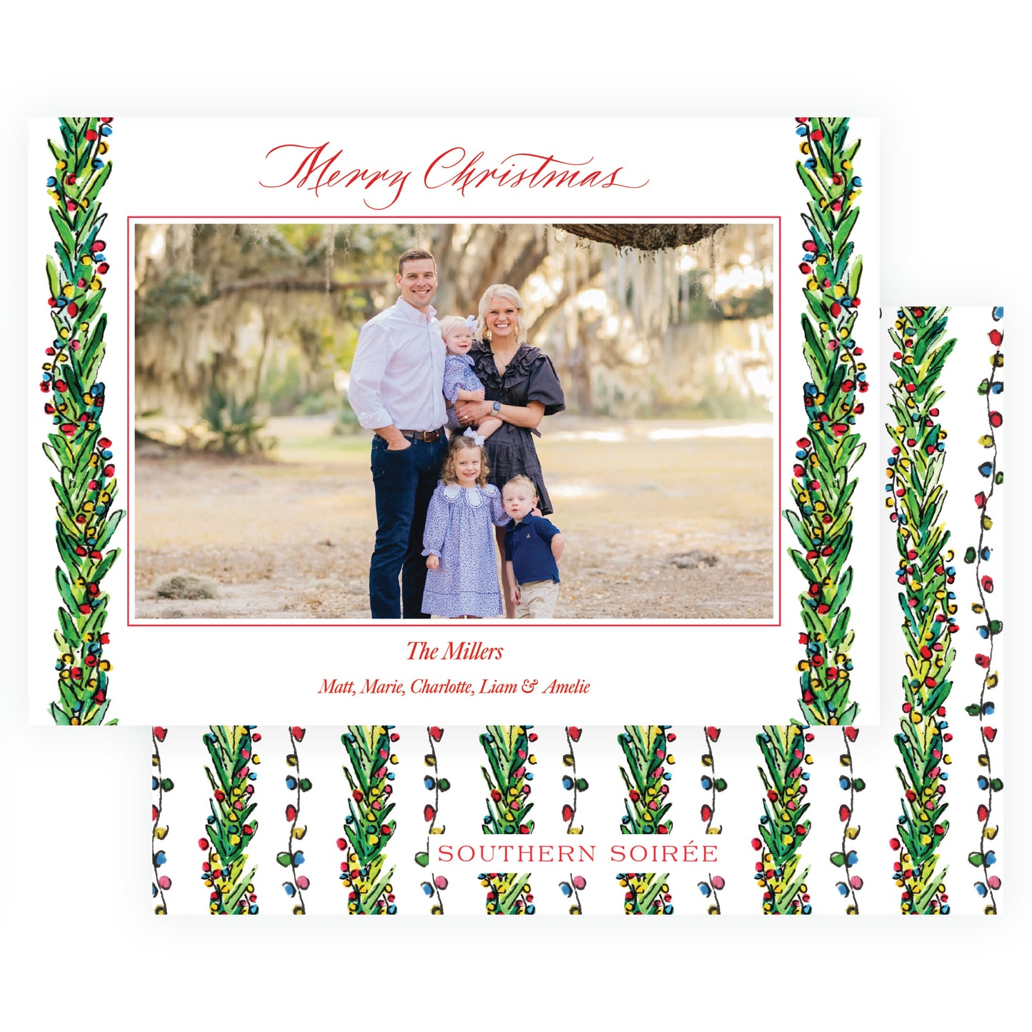 Wrapped In Lights Trim Holiday Landscape