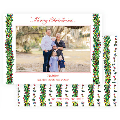 Wrapped In Lights Trim Holiday Landscape