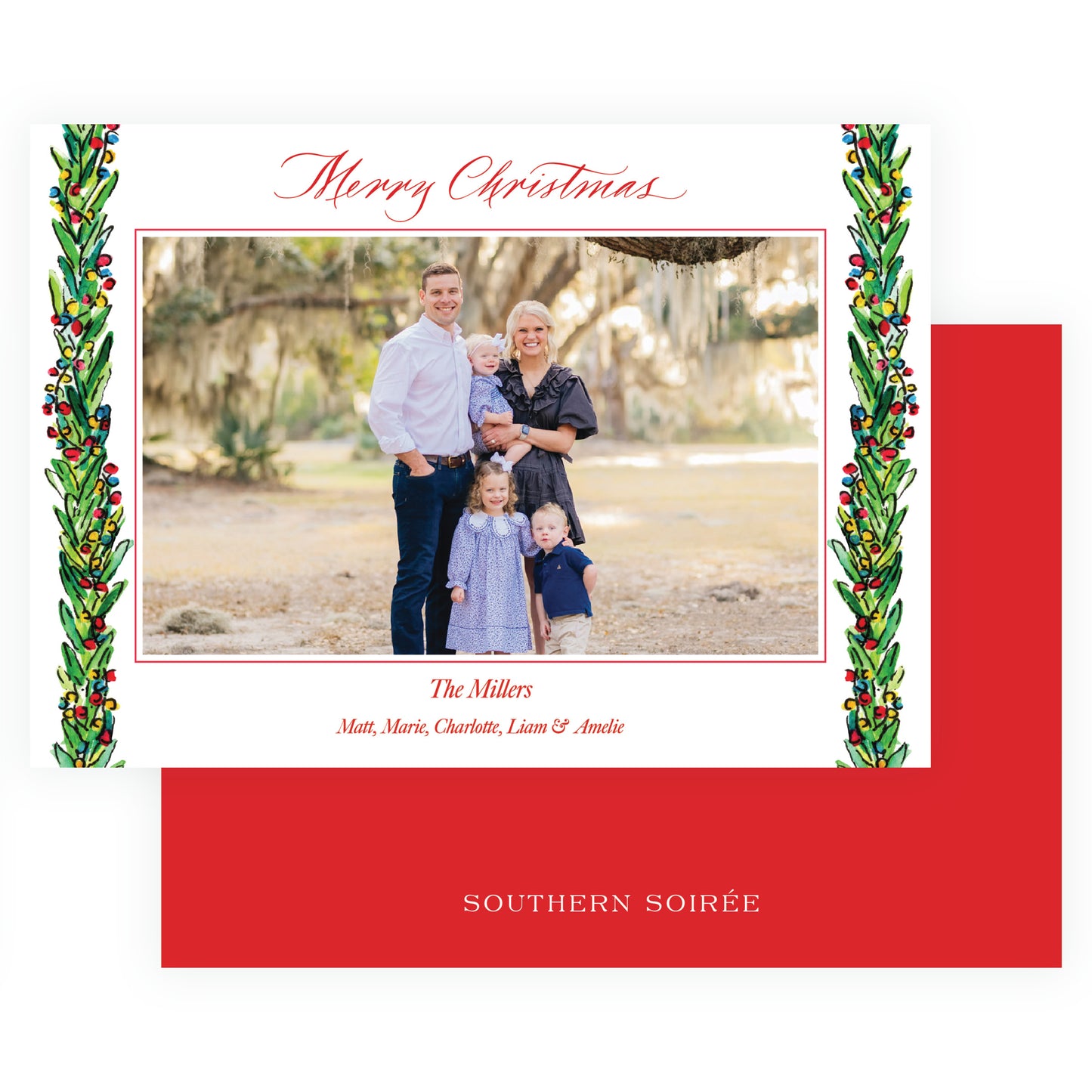 Wrapped In Lights Trim Holiday Landscape