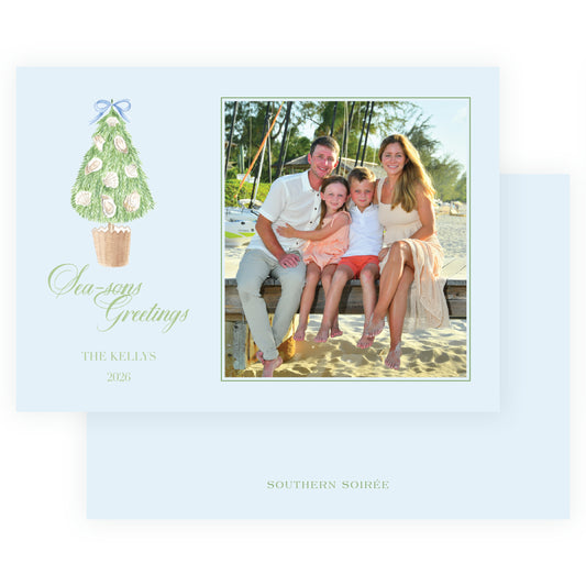 Seaside Noel Oyster Tree Blue Landscape