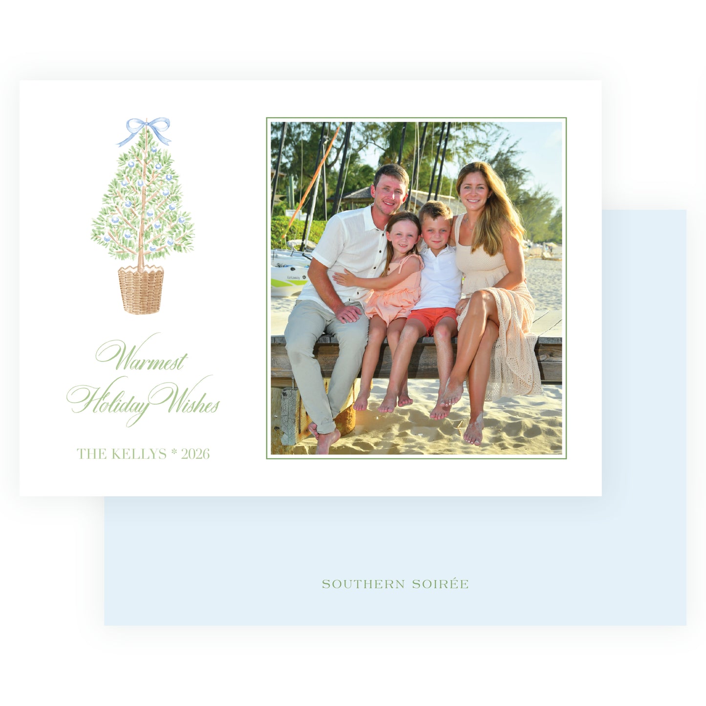 Seaside Noel Tree Landscape