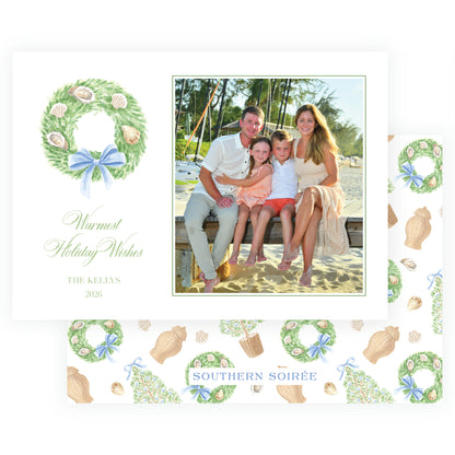 Seaside Noel Wreath Landscape