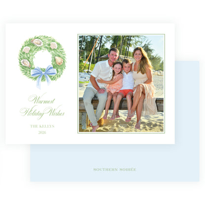 Seaside Noel Wreath Landscape