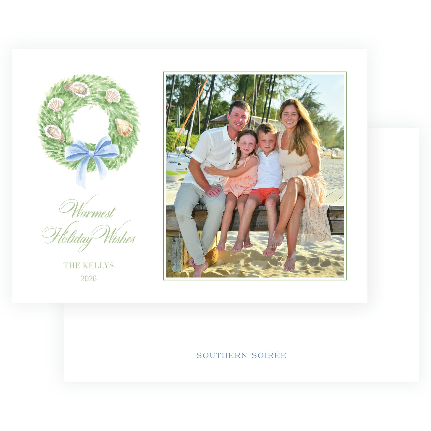 Seaside Noel Wreath Landscape