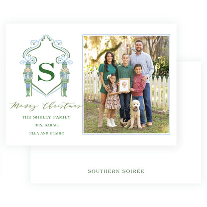 Southern Nutcracker Crest with Monogram Landscape