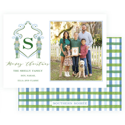 Southern Nutcracker Crest with Monogram Landscape