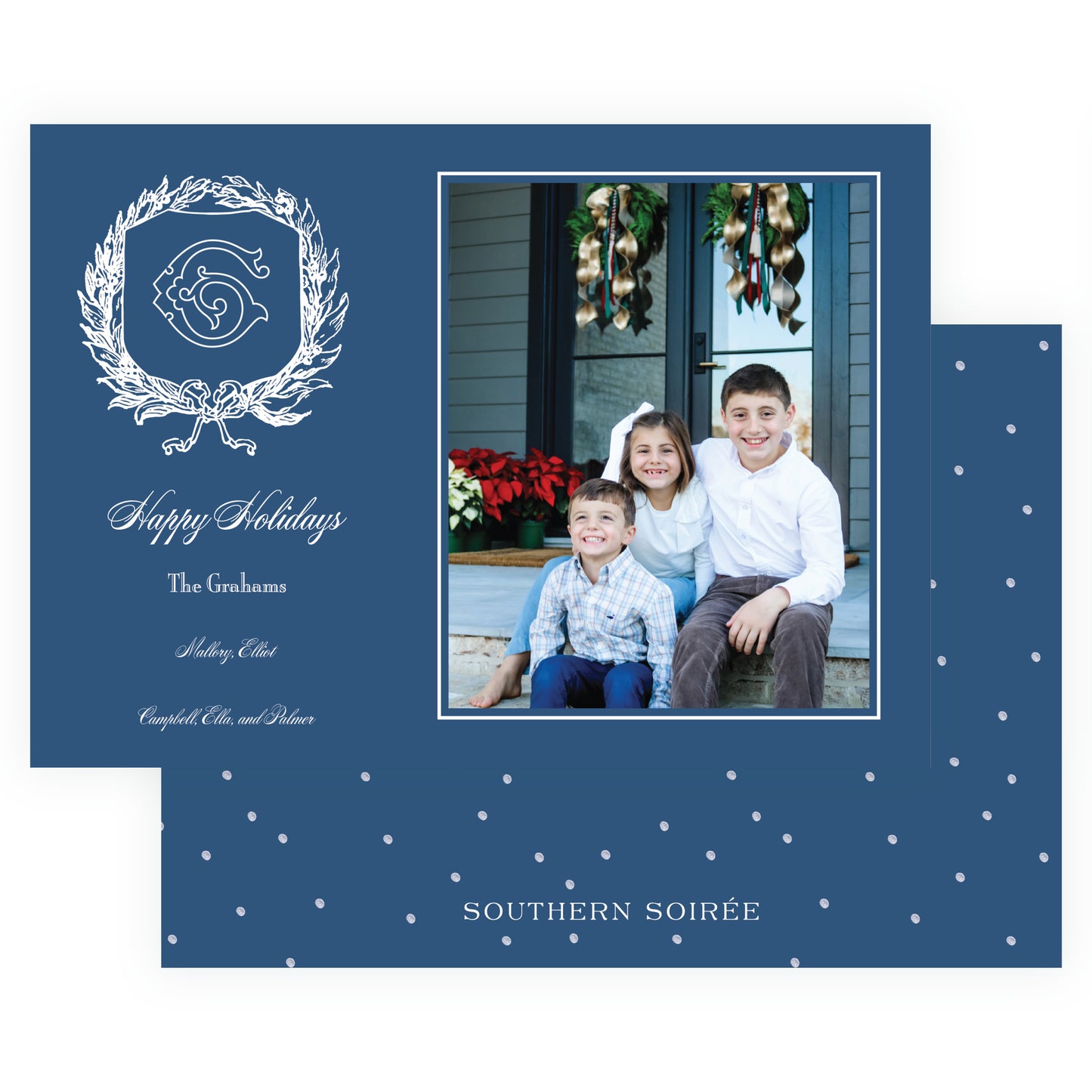 Heirloom Holly with Bow Crest Landscape (Customize Your Color)