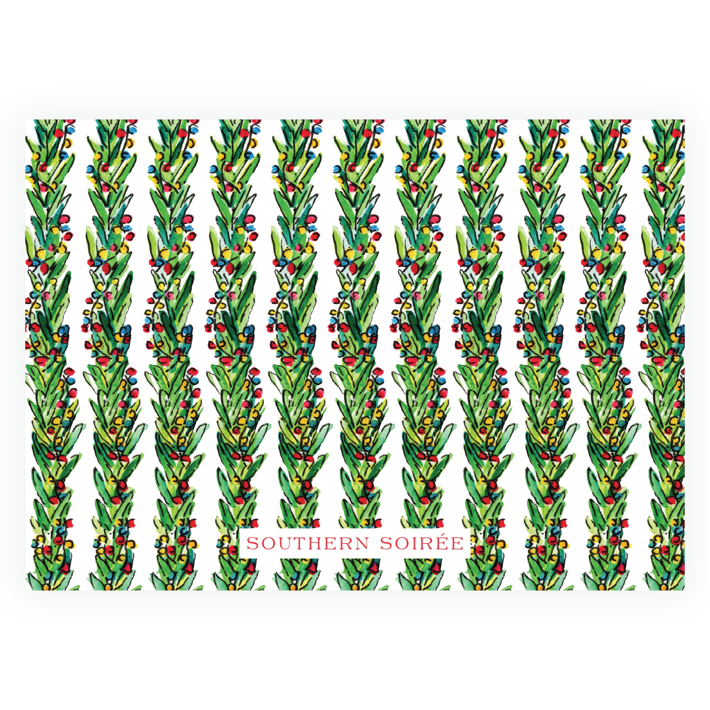 Wrapped In Lights Wreath Landscape