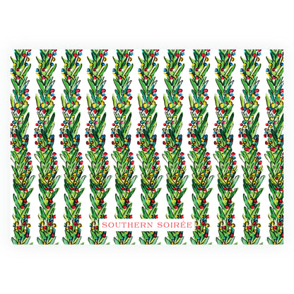 Wrapped In Lights Wreath Landscape