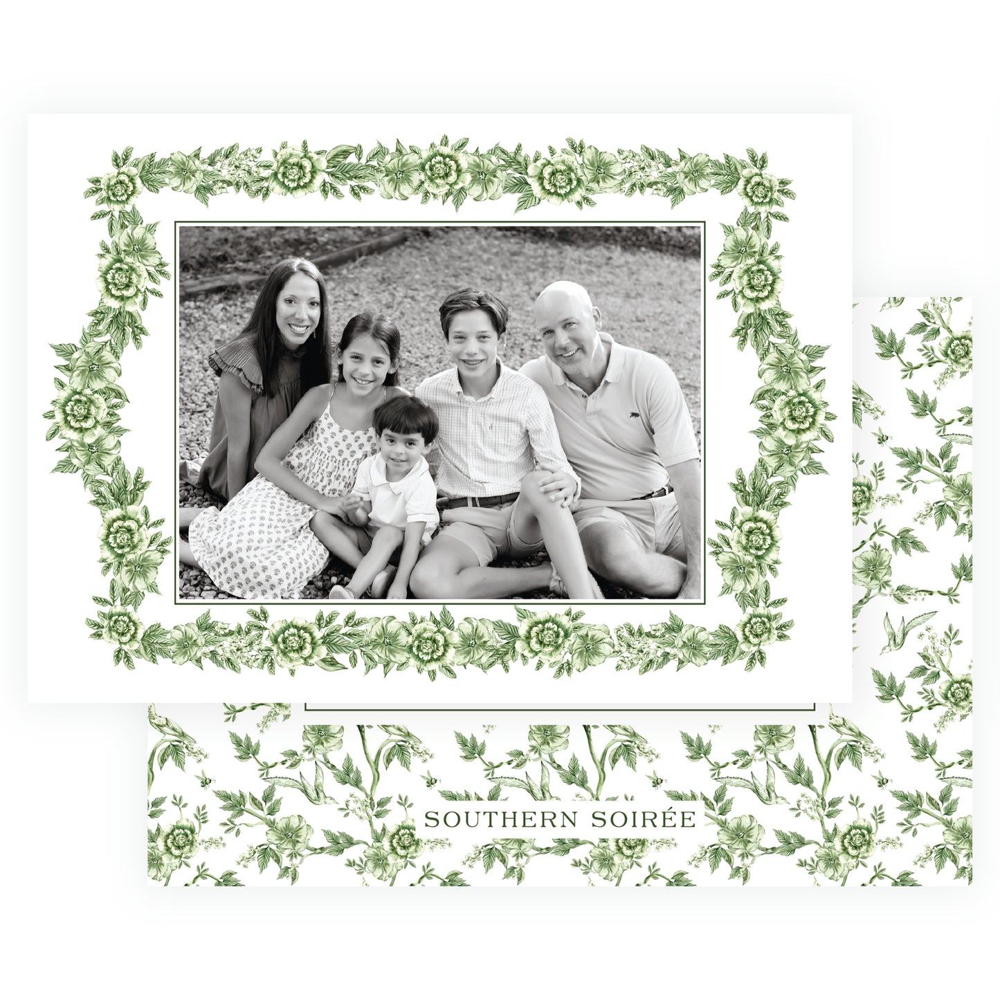 Le Jardin Full Floral Frame Landscape