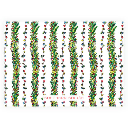 Wrapped In Lights Wreath Landscape