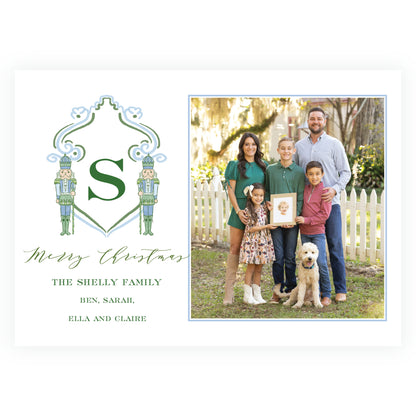 Southern Nutcracker Crest with Monogram Landscape