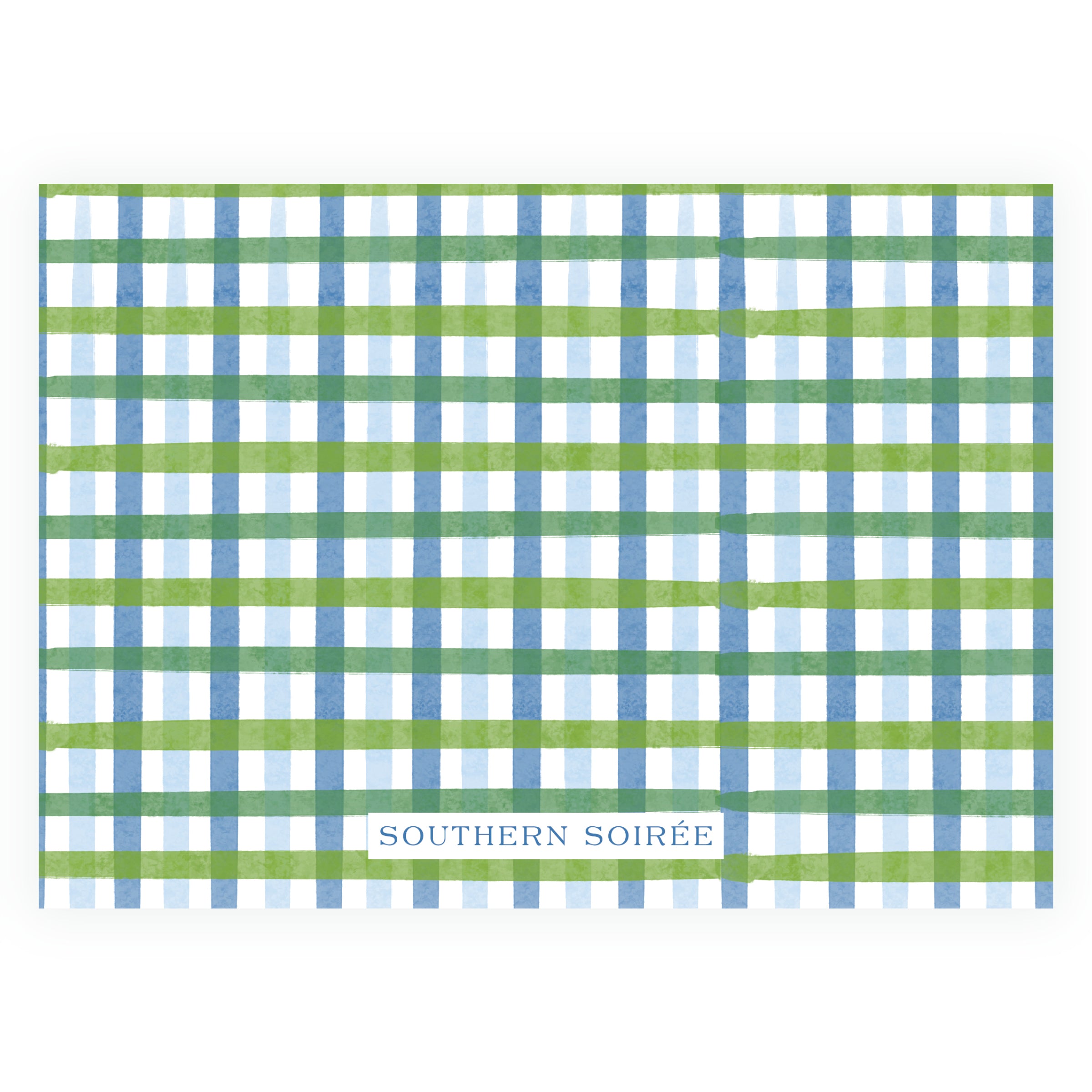 Southern Nutcracker Green & Blue Landscape