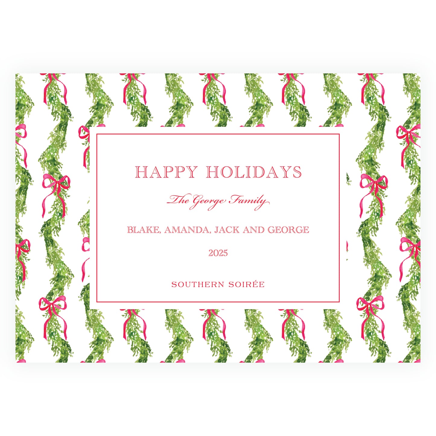 The Evergreen Trim Red Landscape