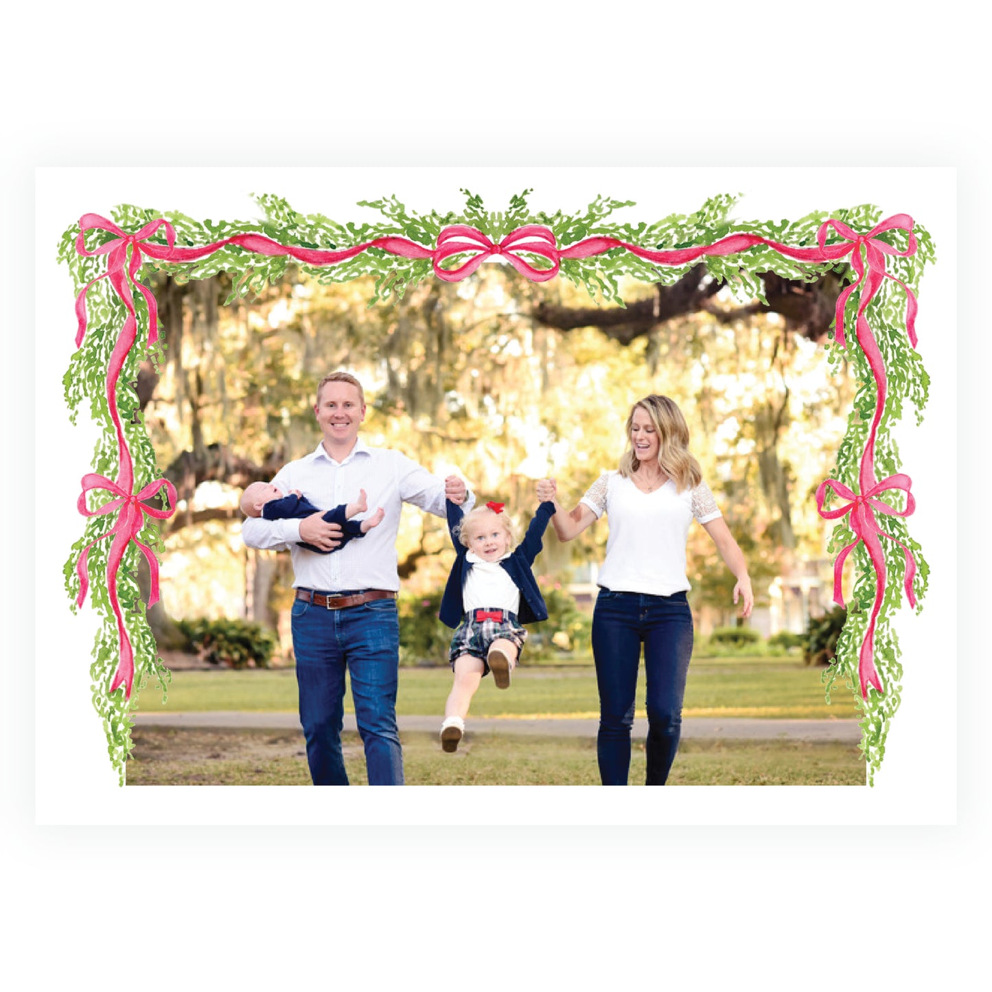 The Evergreen Garland Red Landscape